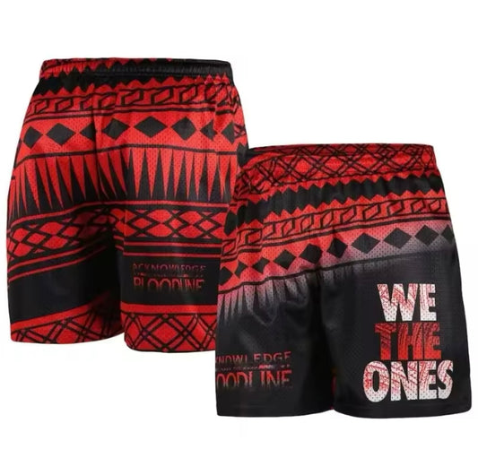 WWE THE BLOODLINE SHORTS representing The USOS/BLOODLINE